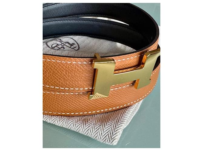 Hermès Mini Constance reversible Golden Light brown - view 3