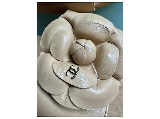 Chanel Infradito Camelia nude Beige Carne - vista 4