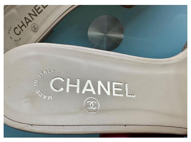 Chanel Infradito Camelia nude Beige Carne - vista 7