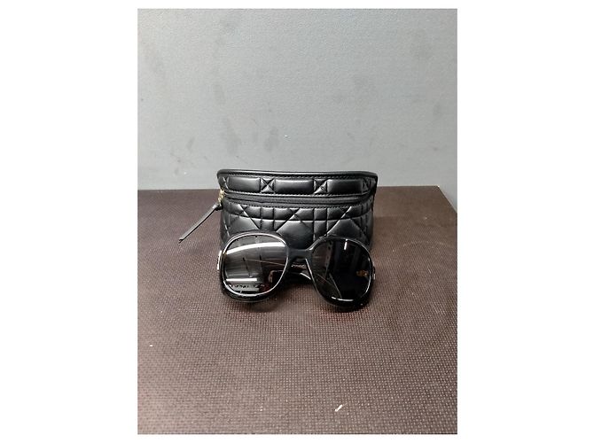 Gafas de sol redondas Christian Dior Havana Marrón Oscuro Acetato - vista 2
