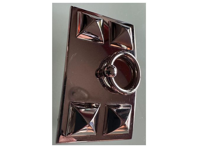 Hermès Collier de chien Gürtel Togo Leder marineblau - Ansicht 6
