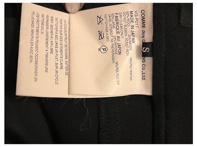 Comme des Garcons × Junya Watanabe Pantalones de Patchwork Negro - vista 12