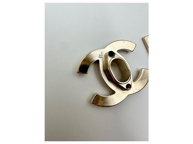 CHANEL fibbia CC turnlock  oro D'oro - vista 8