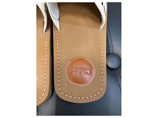 Décolleté Chloé beige - vista 7