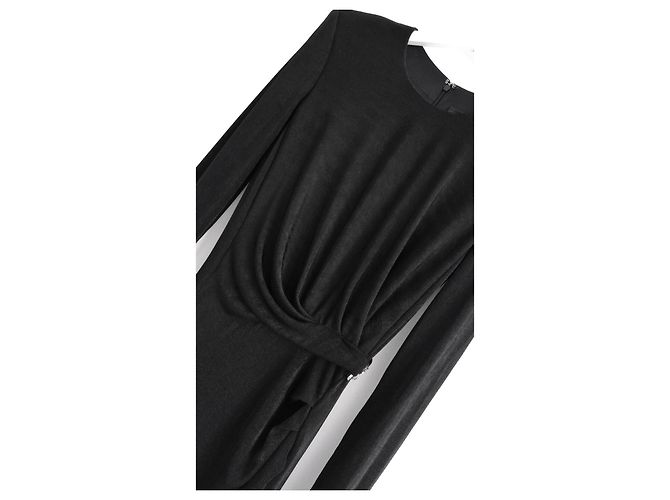 Schwarzes Kleid mit Schlangenbesatz von Just Cavalli - Ansicht 4