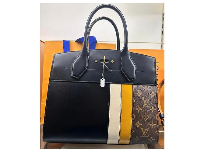 Louis Vuitton City Steamer MM Nero Multicolore - vista 10