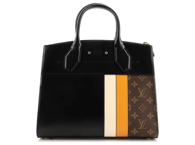 Louis Vuitton City Steamer MM Nero Multicolore - vista 4