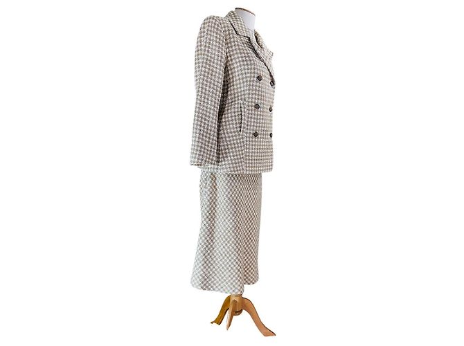Autre Marque Completo Skall Studio con blazer e gonna a scacchi Multicolore - vista 3