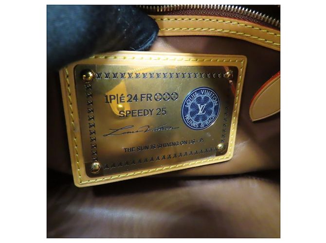 Louis Vuitton Speedy Bandouliere 25 Leather Bag Yellow - view 11