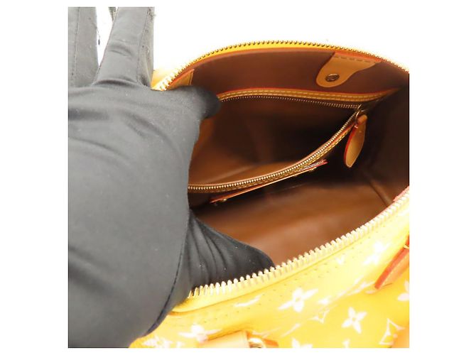 Louis Vuitton Speedy Bandouliere 25 Leather Bag Yellow - view 9