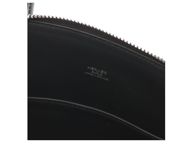 Hermès Hermes Bolide 1923 25 Leather Handbag Black - view 4