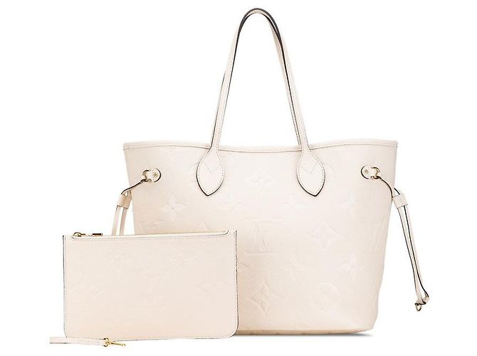 Sac à main Louis Vuitton Neverfull MM M46676 Beige - vue 7
