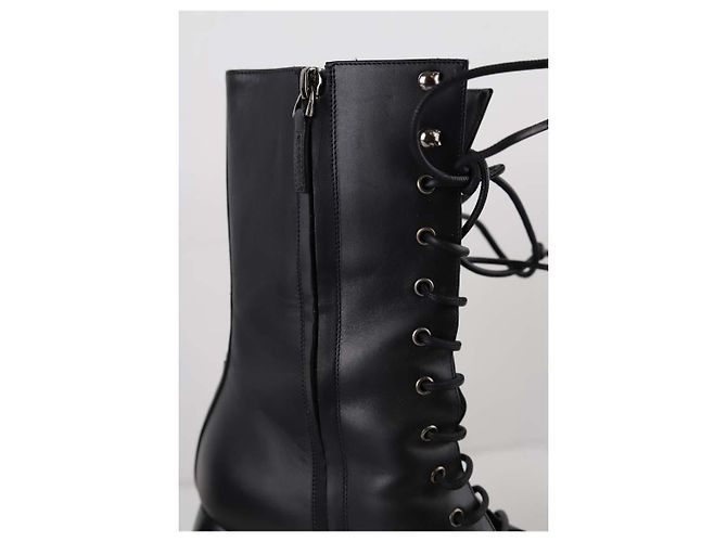 Nodaleto Botas de cuero negras Negro - vista 4