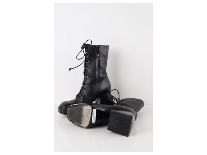 Nodaleto Botas de cuero negras Negro - vista 6