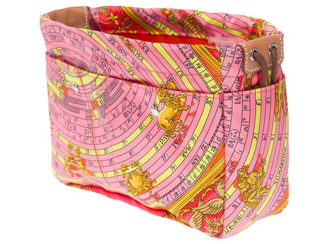 Hermès Accessorio HERMES in Seta Rosa - 102242 - vista 6