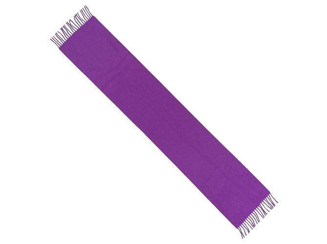 Hermès Acessório HERMES em Cachemira Roxa - 102255 Roxo - vista 2
