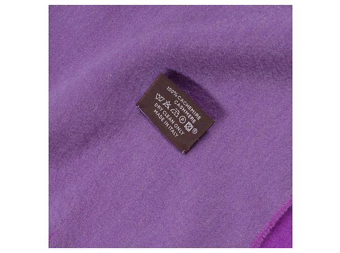 Hermès Acessório HERMES em Cachemira Roxa - 102255 Roxo - vista 5