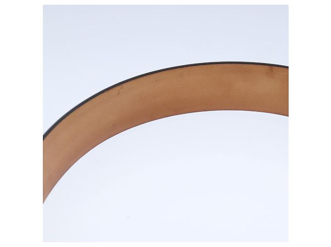 LOUIS VUITTON Gürtel Care Belt Leder Schwarz LV Auth ti2451 - Ansicht 11