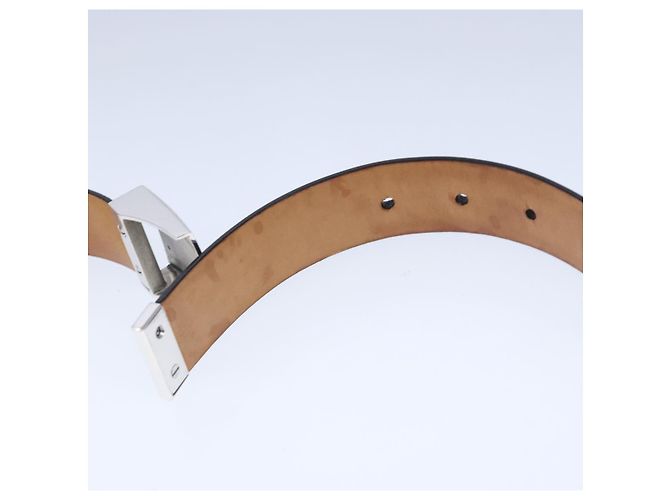 LOUIS VUITTON Gürtel Care Belt Leder Schwarz LV Auth ti2451 - Ansicht 17