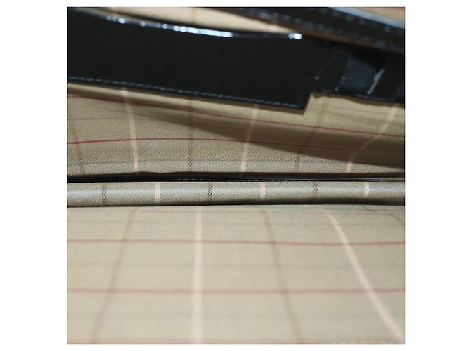 Autre Marque Borsa da lavoro Burberrys in pelle nera e oro Auth ti2373 Nero D'oro - vista 17
