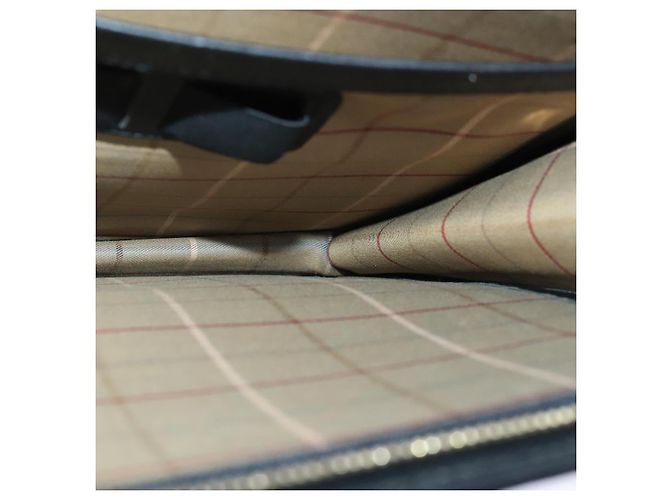 Autre Marque Borsa da lavoro Burberrys in pelle nera e oro Auth ti2373 Nero D'oro - vista 18