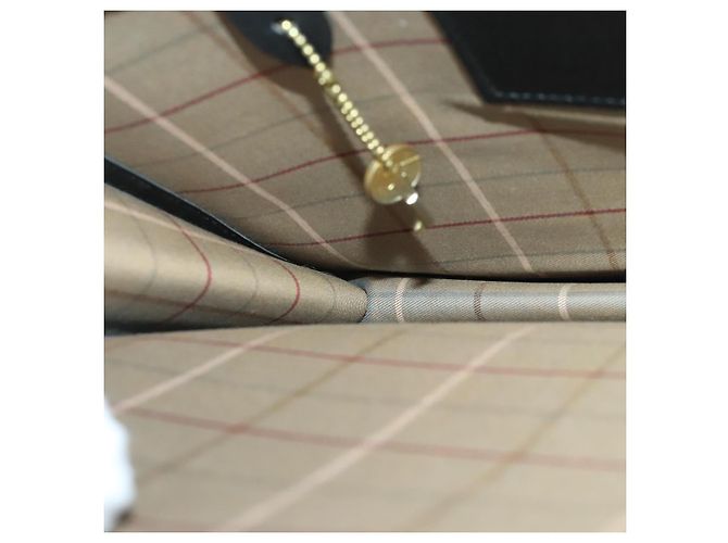 Autre Marque Borsa da lavoro Burberrys in pelle nera e oro Auth ti2373 Nero D'oro - vista 19