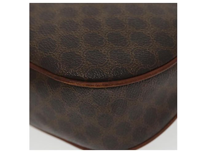 Céline Borsa a spalla in tela Macadam CELINE in pelle PVC marrone oro Auth bs19763 D'oro - vista 12