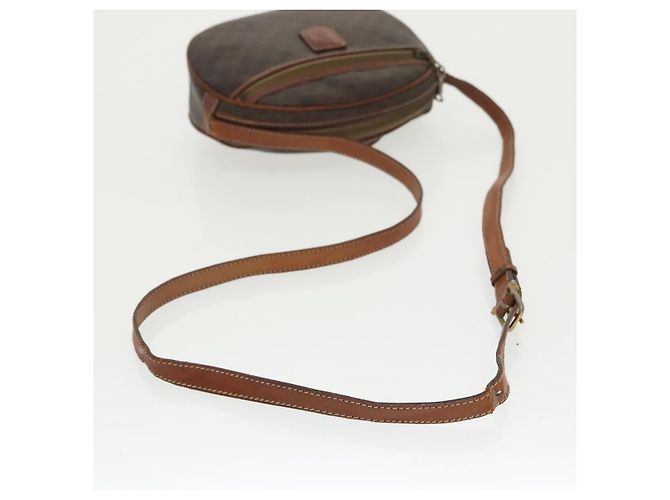 Céline Borsa a spalla in tela Macadam CELINE in pelle PVC marrone oro Auth bs19763 D'oro - vista 7