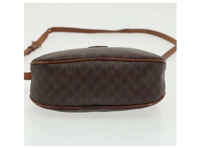 Céline Borsa a spalla in tela Macadam CELINE in pelle PVC marrone oro Auth bs19763 D'oro - vista 9