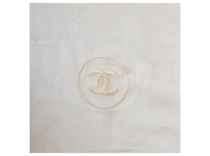 Sciarpa ricamata con il logo Chanel Bianco - vista 6