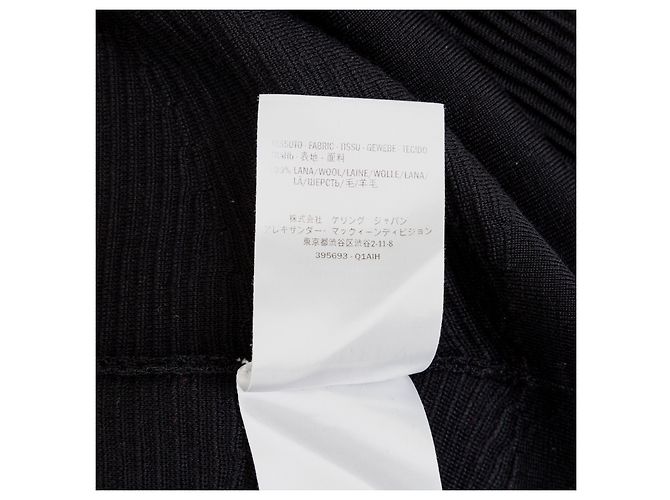 Rippstrick-Top von Alexander McQueen Schwarz - Ansicht 11