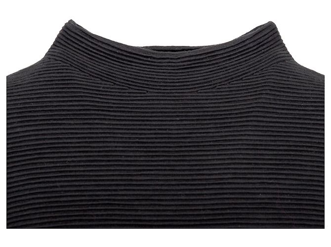 Rippstrick-Top von Alexander McQueen Schwarz - Ansicht 3