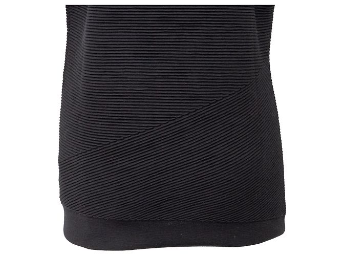 Rippstrick-Top von Alexander McQueen Schwarz - Ansicht 4