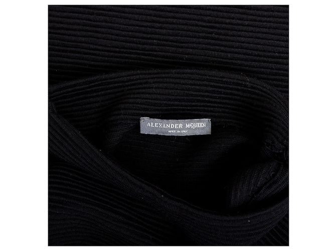 Rippstrick-Top von Alexander McQueen Schwarz - Ansicht 9