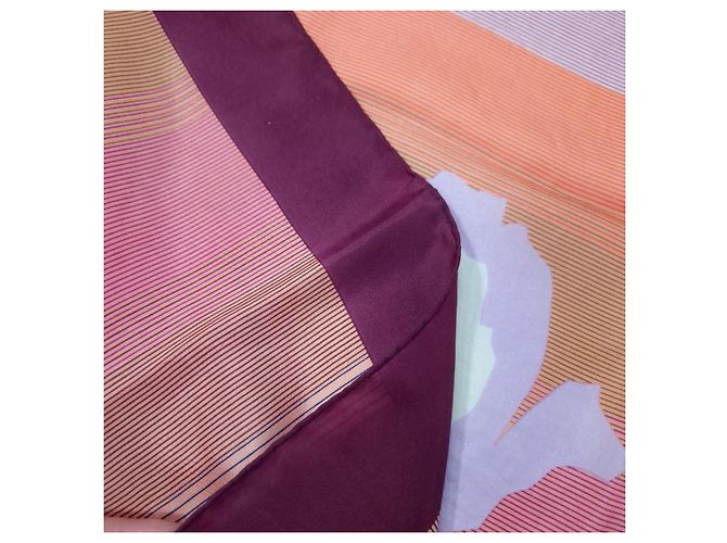 Foulard in seta con tulipani Christian Dior Multicolore - vista 9