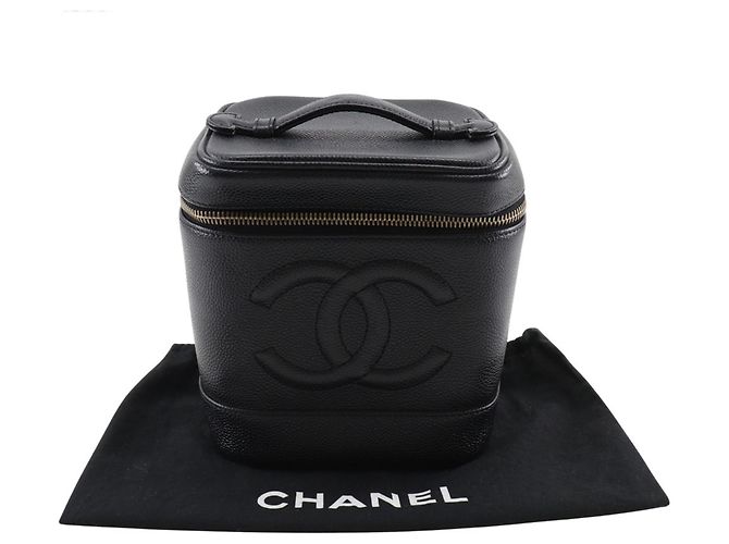 Pochette Vanity in Pelle Caviar Chanel Nero - vista 10
