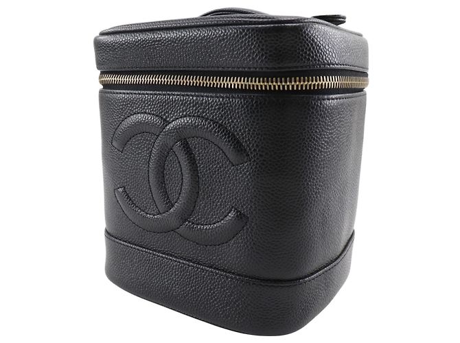 Pochette Vanity in Pelle Caviar Chanel Nero - vista 2