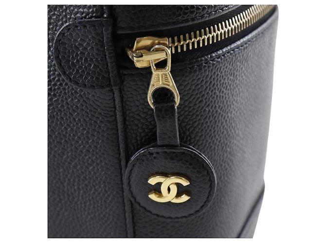 Pochette Vanity in Pelle Caviar Chanel Nero - vista 7