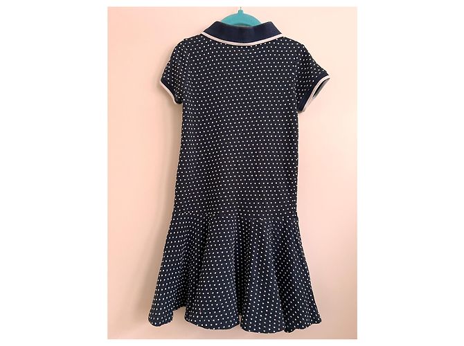 Armani Kleid dunkelblau Baumwolle Mädchen 6 Jahre - Ansicht 2