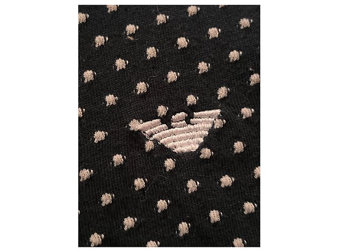 Armani Kleid dunkelblau Baumwolle Mädchen 6 Jahre - Ansicht 6