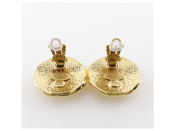 Orecchini a clip placcati in oro Chanel Coco Mark D'oro - vista 4