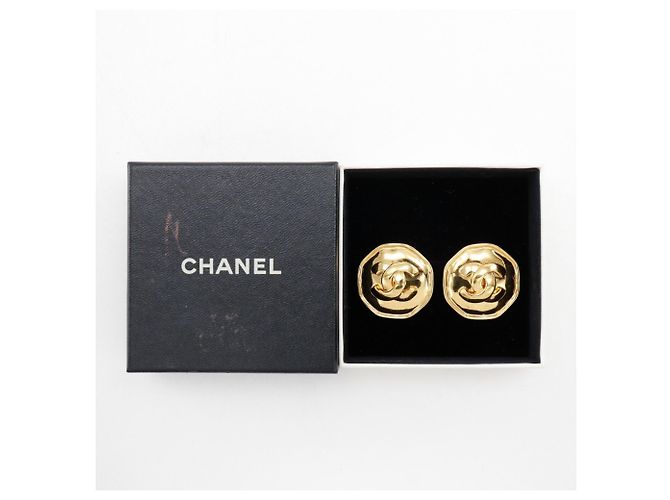 Orecchini a clip placcati in oro Chanel Coco Mark D'oro - vista 6