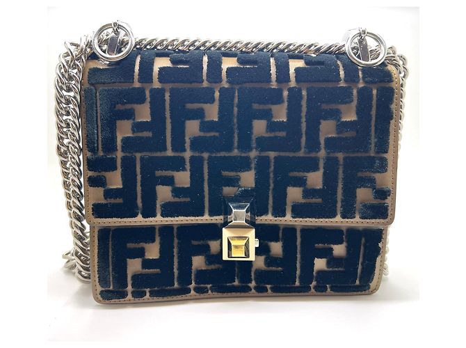 Peekaboo Borsa a mano Fendi in pelle marrone - vista 3