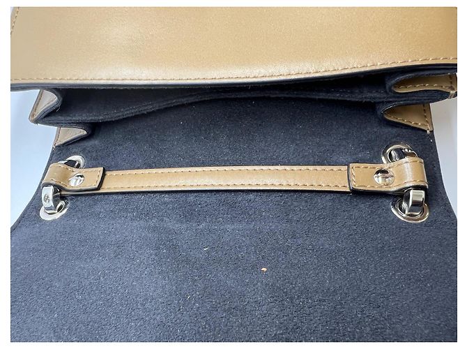 Peekaboo Borsa a mano Fendi in pelle marrone - vista 7