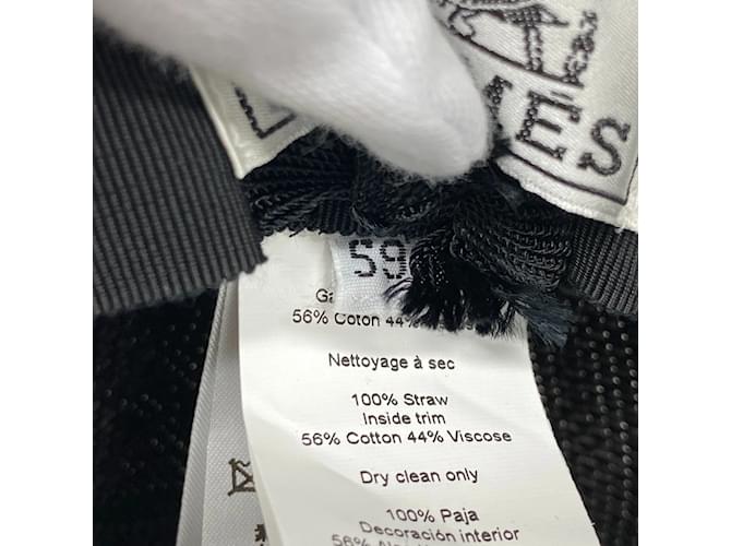 Hermès Cappello Hermes Serie in Nero - vista 10