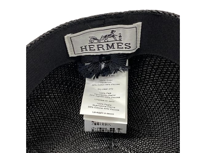 Hermès Cappello Hermes Serie in Nero - vista 8