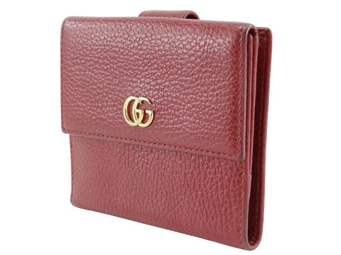 Gucci GG Marmont Geldbörse im Querformat Rot - Ansicht 2