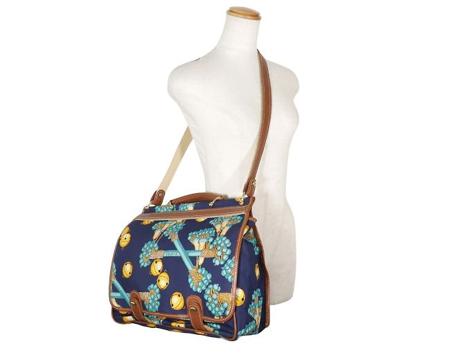 Borsa a spalla della collezione Loewe Blu navy - vista 16