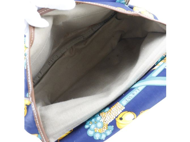 Borsa a spalla della collezione Loewe Blu navy - vista 6