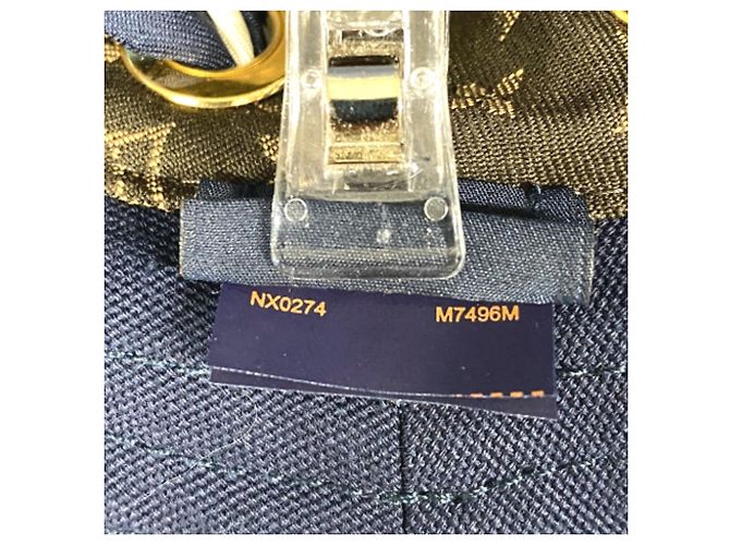 Cappello bucket blu navy Louis Vuitton - vista 11